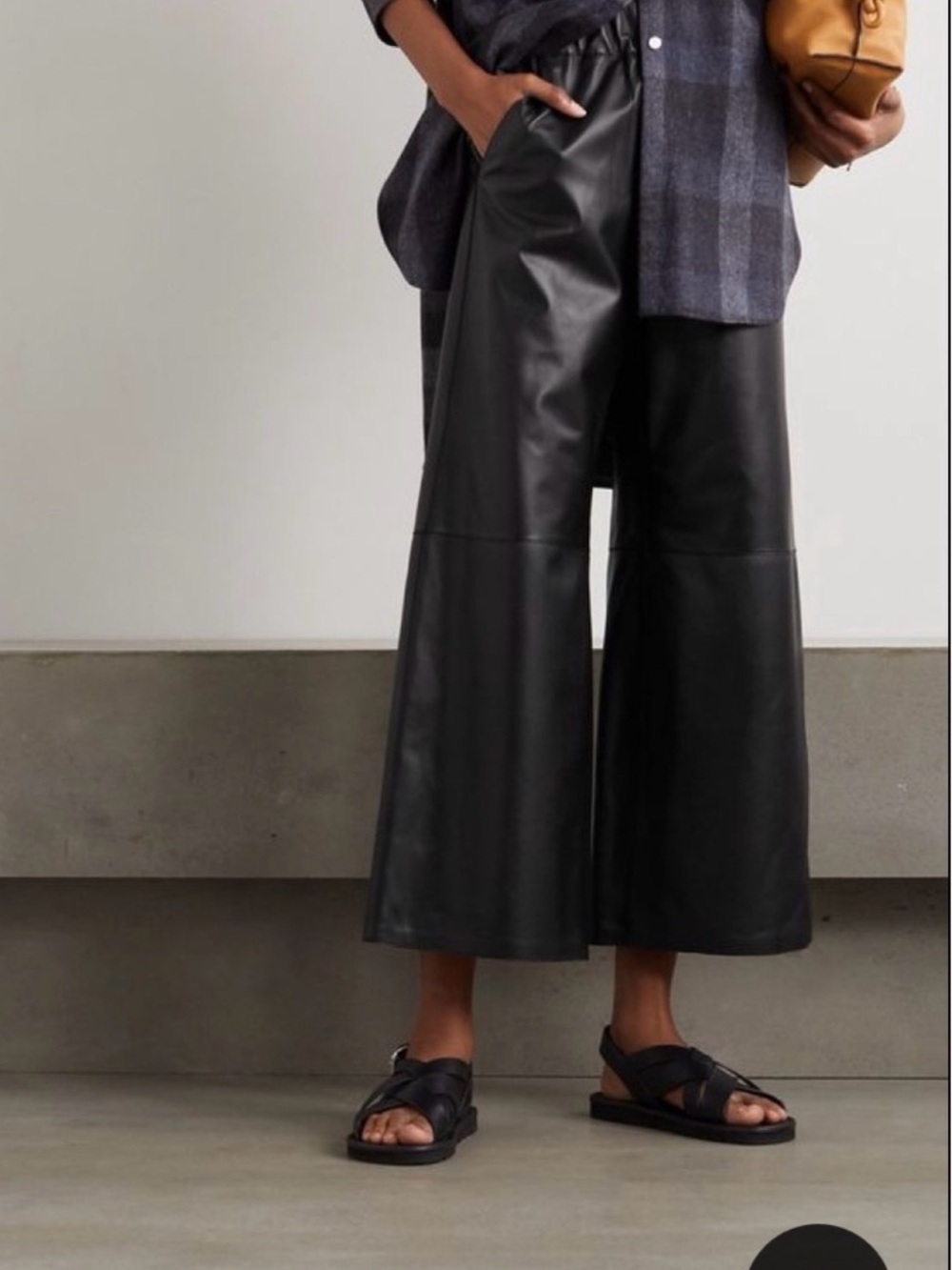 Zara faux leather pants